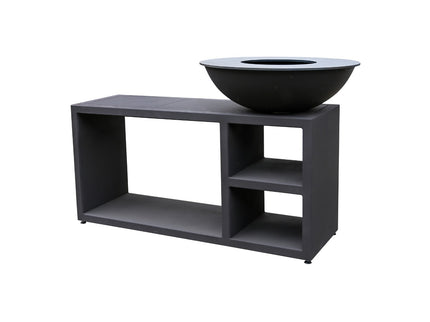 Brasero plancha Piatto Tavolo gris foncé (2 tailles) Quoco