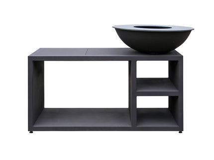 Brasero plancha Piatto Tavolo gris foncé (2 tailles) Quoco