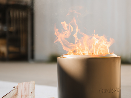 Solo Stove Bonfire Vuurkorf met Staander Ash ø 49.5cm sfeerfoto