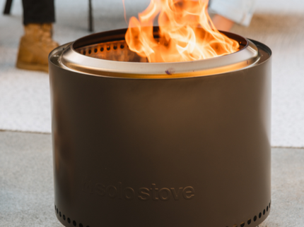 Solo Stove Bonfire Vuurkorf met Staander Ash ø 49.5cm sfeerfoto