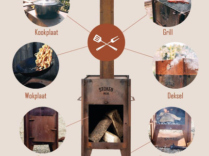 Cheminée de jardin Braai Premium Stoked BBQ