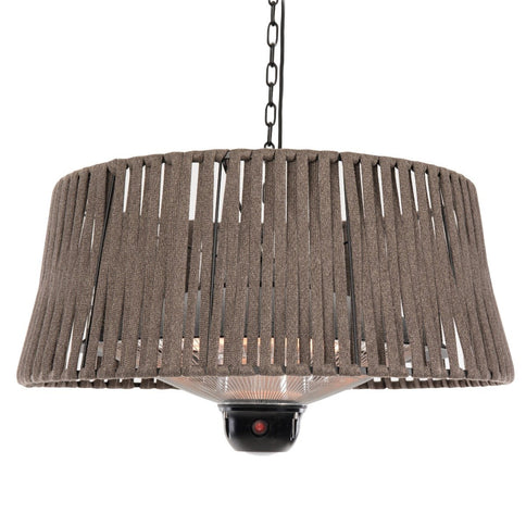 Chauffage de terrasse suspendu Artix Corda 1800 brun Sunred