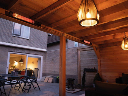 Chauffage de terrasse suspendu Royal Diamond Dark Wall 2000 noir Sunred