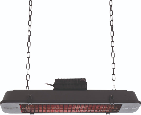 Chauffage de terrasse suspendu Sombre Vintage 2500 noir Sunred