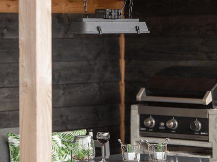 Chauffage de terrasse suspendu Sombre Vintage 2500 noir Sunred