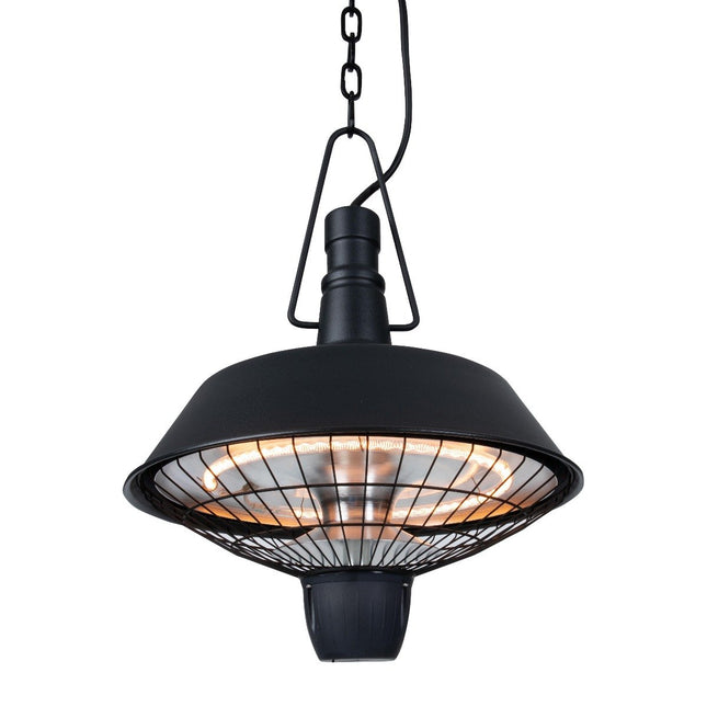 Chauffage de terrasse suspendu Indus 2100 noir Sunred