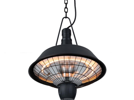 Chauffage de terrasse suspendu Indus 2100 noir Sunred