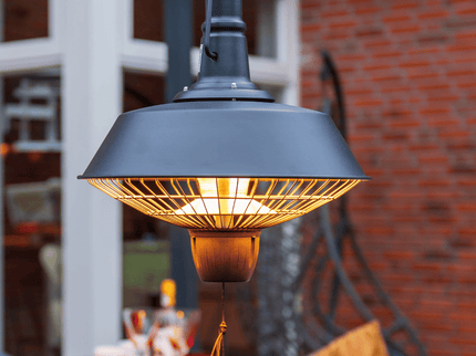 Chauffage de terrasse suspendu Indus 2100 noir Sunred