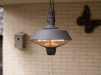 Chauffage de terrasse suspendu Indus 2100 noir Sunred