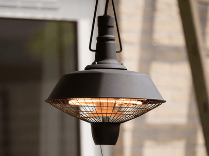 Chauffage de terrasse suspendu Indus 2100 noir Sunred