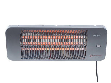 Chauffage de terrasse suspendu Lugo 2000 gris Sunred