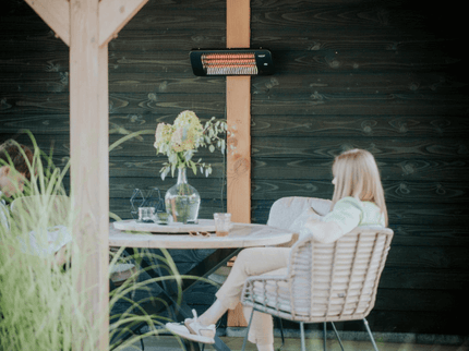 Chauffage de terrasse suspendu Lugo 2000 gris Sunred