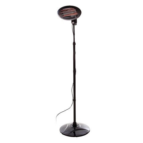 Chauffage debout Quartz 2000 noir Sunred