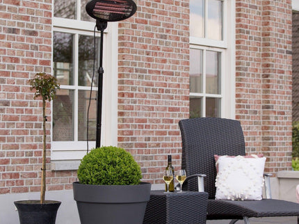 Chauffage debout Quartz 2000 noir Sunred