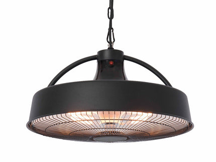 Chauffage de terrasse suspendu Retro 2100 noir Sunred