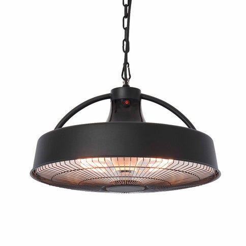 Chauffage de terrasse suspendu Retro 2100 noir Sunred