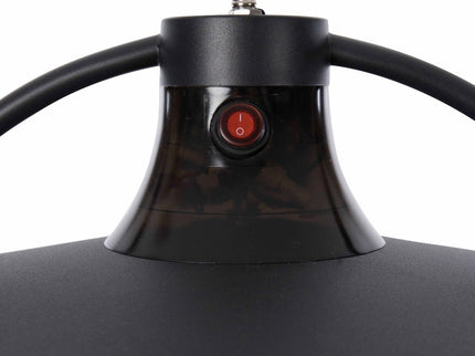 Chauffage de terrasse suspendu Retro 2100 noir Sunred