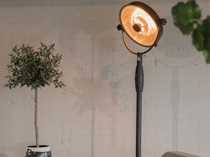Chauffage debout Retro 2100 noir Sunred
