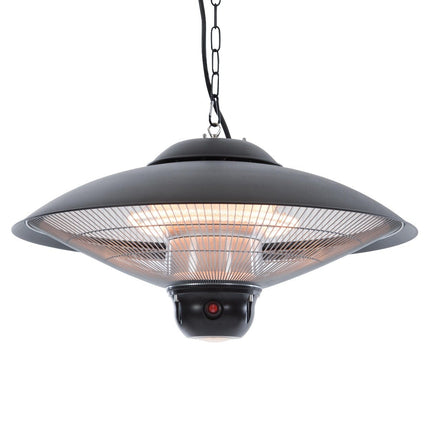 Chauffage de terrasse suspendu Sirius 2100 noir Sunred