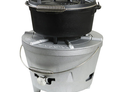 The Windmill Camp Stove met pan