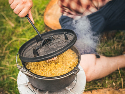 The Windmill Camp Stove met rijst