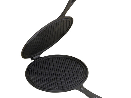 Gietijzeren stroopwafelijzer