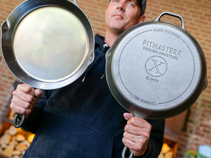 The Windmill PitmasterX 12 Inch skillet
