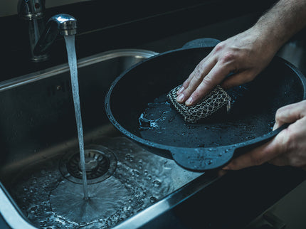 The Windmill Cleaning Pad in pan