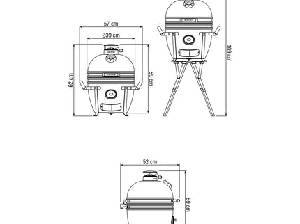Barbecue kamado COMPACT Basic YAKINIKU
