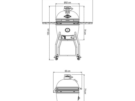 Barbecue kamado MEDIUM Complet YAKINIKU