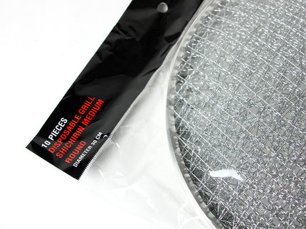 YAKINIKU Wegwerproosters voor Shichirin MEDIUM rond (10 stuks)