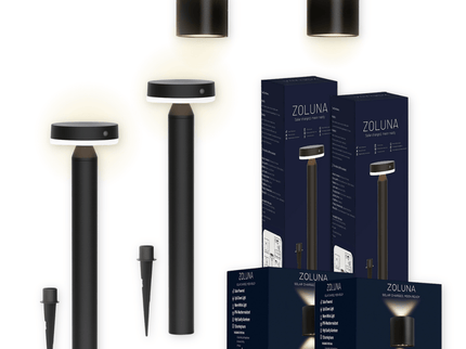 Pakketdeal ZOLUNA 2x priklamp Guus + 2x wandlamp Marga rond