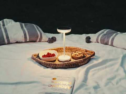 Lampe solaire de table Bobbie sable ZOLUNA