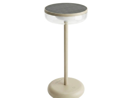 Lampe solaire de table Bobbie sable ZOLUNA
