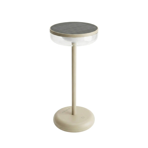 Lampe solaire de table Bobbie sable ZOLUNA