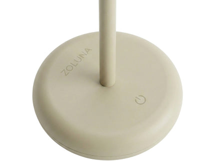 Lampe solaire de table Bobbie sable ZOLUNA