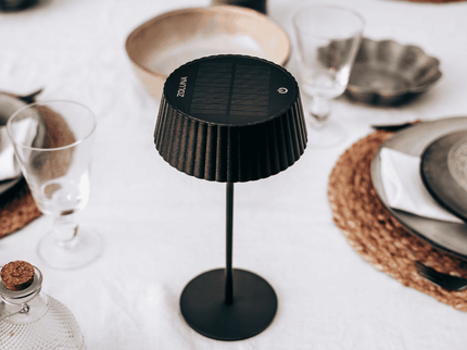 Zoluna solar tafellamp Jyp zwart
