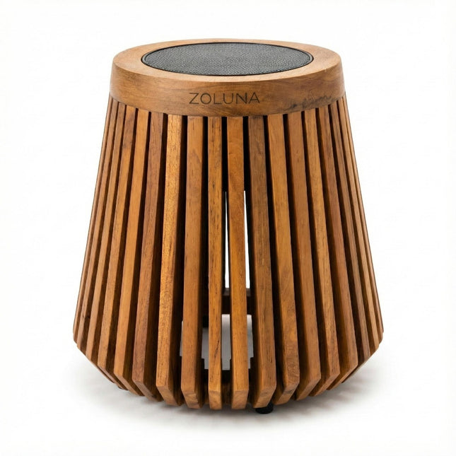 ZOLUNA solar vloerlamp Lon M teak