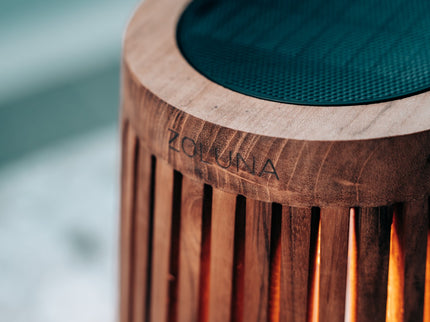 ZOLUNA solar vloerlamp Lon XL teak