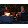 Happy Cocooning Table de feu carrée petite Anthracite