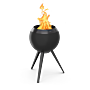 Brasero sans fumée MOON 45 avec pied haut höfats