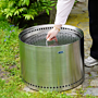 Brasero sans Fumée Rokfri Xlarge en Acier Inoxydable HEAT
