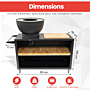 HEAT Trolle Cuisine Extérieure Noir