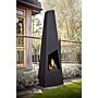 GardenMaxX Nevados Noir Cheminée de Jardin