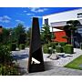 GardenMaxX Nevados Noir Cheminée de Jardin
