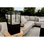 Cosiscoop Dome lanterne à gaz noire