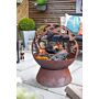 La Hacienda Swallows Globe Brasero panier rouille