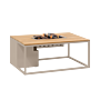 Cosi Table à Feu Cosiloft 120 Sandy Beige / Teak