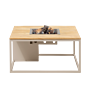Table brasero Cosiloft 100 sandy sable / teck Cosi