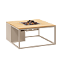 Table brasero Cosiloft 100 sandy sable / teck Cosi
